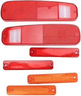 ford f100 parts + LED Tail Lights Lamps Taillight Truck Side Fenders Kit Replacement for Ford Econoline Van's 1975-1991