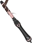 Lanvier Rotating Curling Iron 1.25 Inch Automatic Long Barrel Curling Wand for Waves; Tourmaline Ceramic Self Curler with 2 Rotating Speed, 11 Adjustable Temperature and Dual Voltage for Worldwide Use