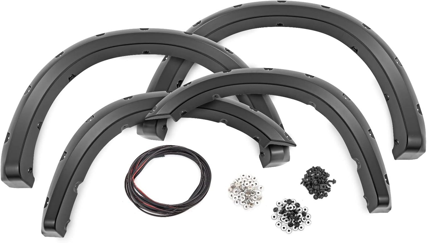 Rough Country Pocket Fender Flares for 2019-2024 Ram 2500/3500 - F-D10917A