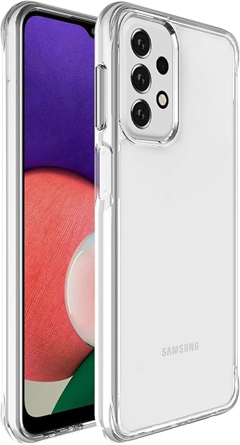 for Samsung Galaxy A23-5G Phone Case Not for A23 5G UW,[Crystal Clear Armor Series][Built-in 4 Airbags] Military-Grade Shockproof Protective Phone case for Galaxy A23 5G, Clear