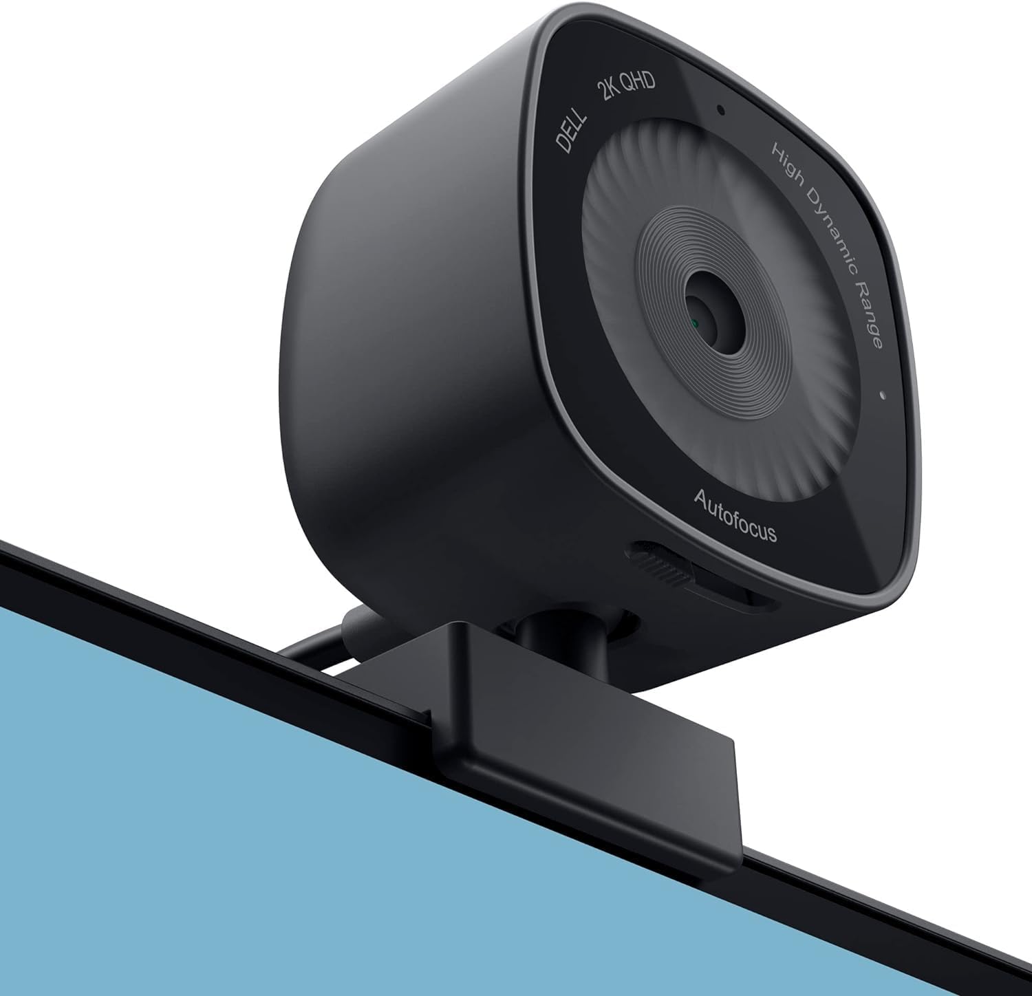 Dell Webcam WB3023-2K QHD/FHD/HD Resolution, Sony Sensor, f2.0 Aperture, Face Detection, Noise Reduction Mic, 2X HD Zoom, USB-A, Microsoft Teams/Zoom Certified - Black, wb3023t