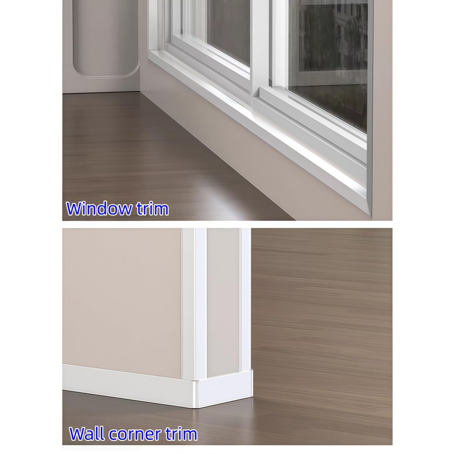 Alu Winkelprofil Bodenübergangsstreifen Eckschutzleiste L-Form, selbstklebend, 10x10mm, 1.2m-12m in 1.2m-Stücken, Kantenschutz für Wand & Boden, Fliesenübergang, Sockelleiste(A,10.8m*10mm*10mm)