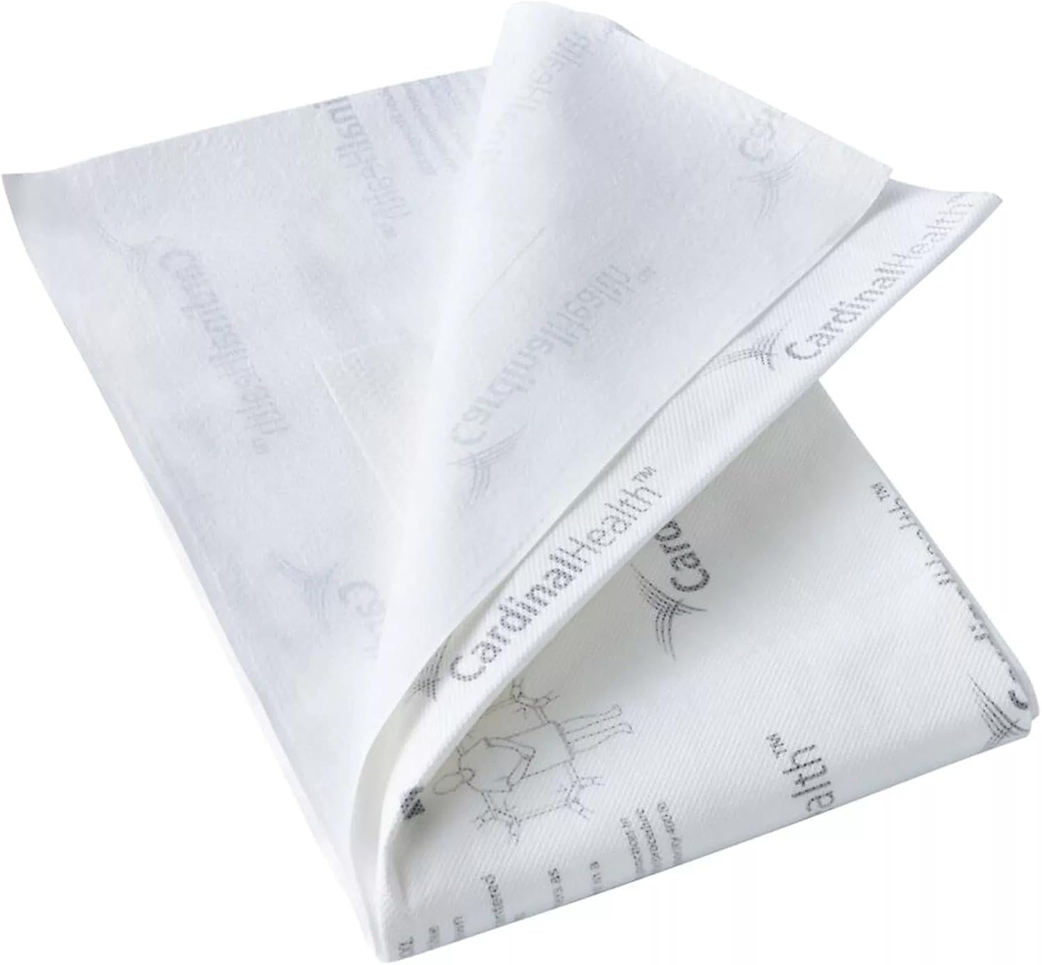 Cardinal Health™ Quilted Premium Strength Underpad, Wings™ Maximum Absorbency, Cloth, XX-Large 40 x 57IN, (101.6 cm x 144.8 cm) - Case of 30