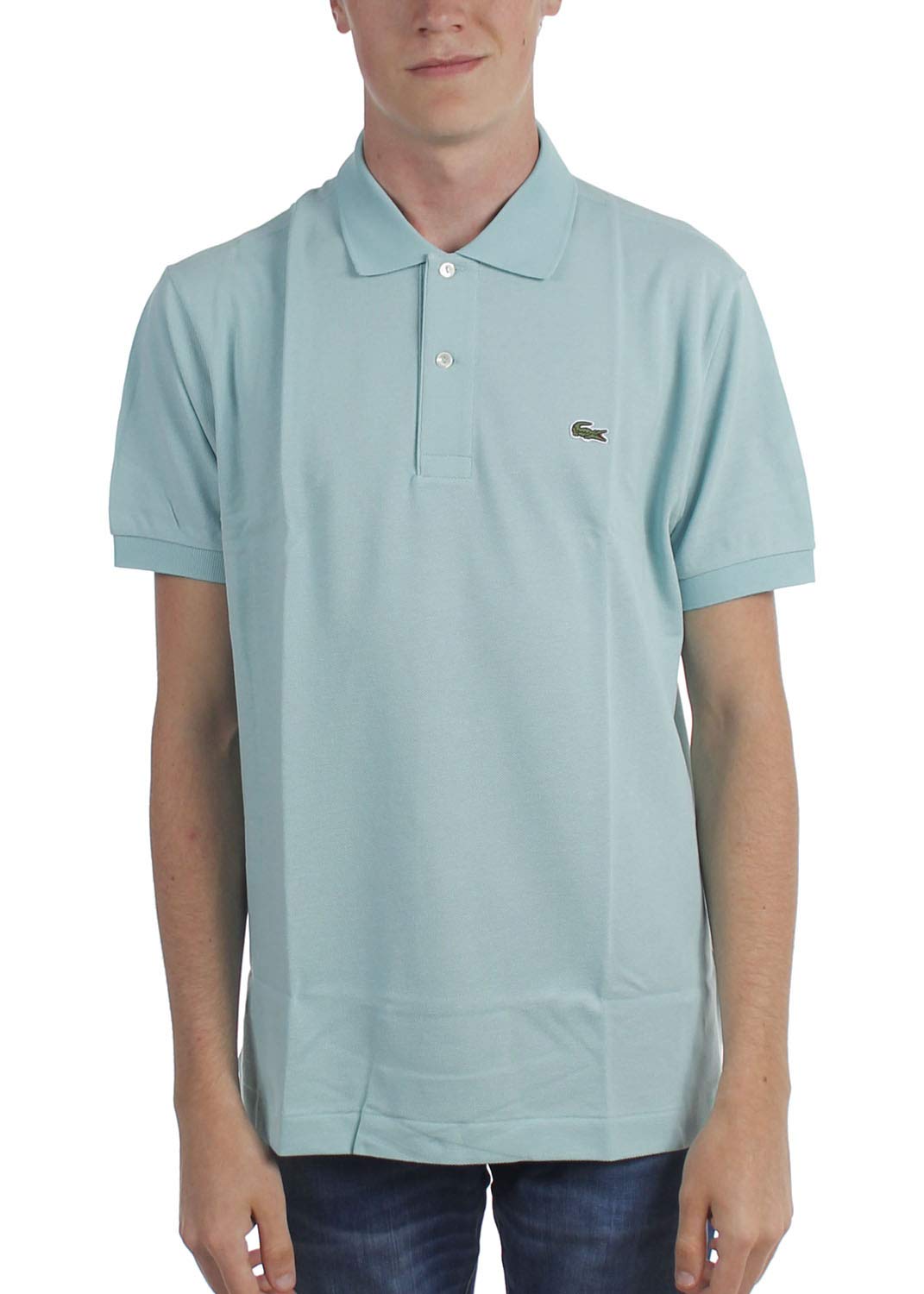 Lacoste Men's Short Sleeve Pique L.12.12 Original Fit Polo Shirt, Size: 4, Color: Fountain