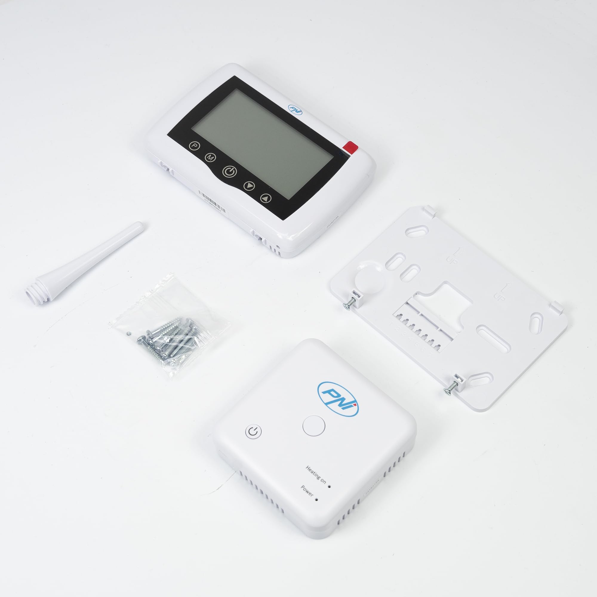 Inteligentny termostat PNI CT36 PRO bezprzewodowy, z WiFi, sterowanie za pośrednictwem aplikacji internetowej TuyaSmart, do elektrowni cieplnych, ogrzewania i chłodzenia w trybie zimowym i letnim
