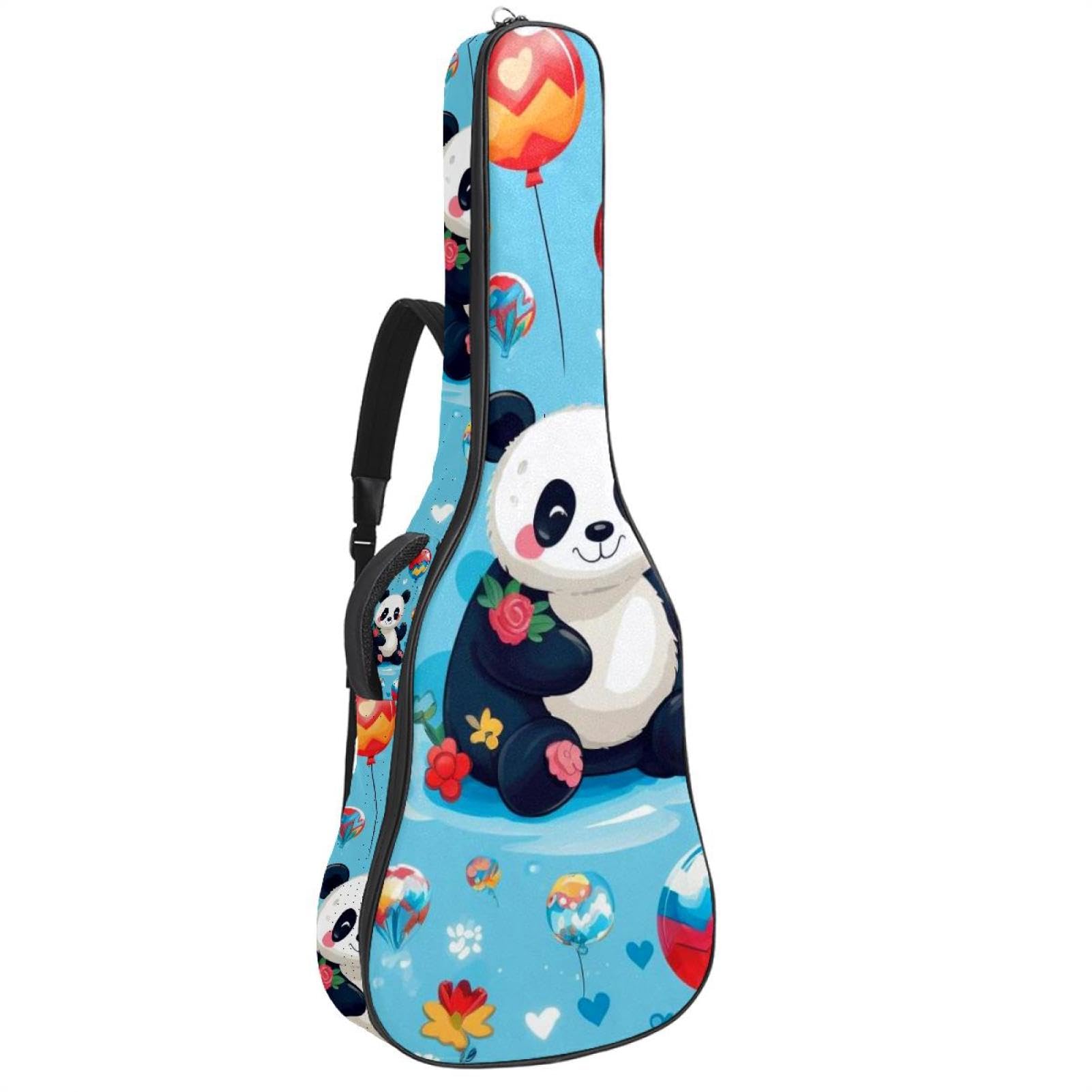 Sac pour guitare étanche à motif panda pour trajets urbains - 8