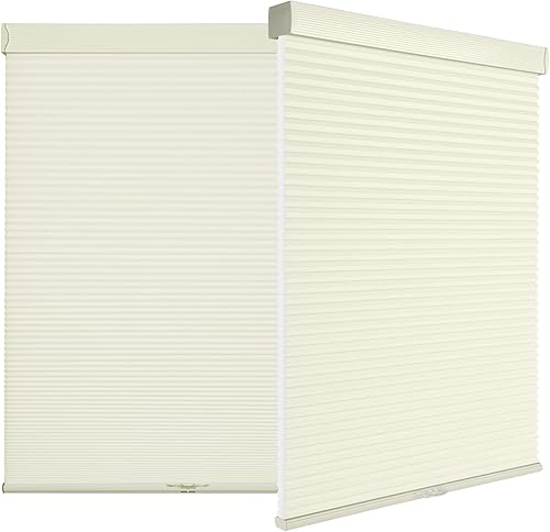 HOTSOON Persianas celulares sin cordones con filtro de luz, persianas para ventana, protección antirreflejos, protección UV, aislamiento de fácil HOTSOON Persianas celulares sin cordones con filtro de luz, persianas para ventana, protección antirreflejos, protección UV, aislamiento de fácil