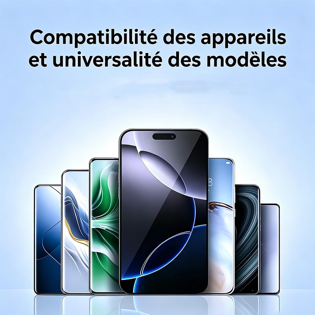 Support de Téléphone Fromevo, Support Telephone Voiture Ventouse, 360° Réglable Accessoires Auto, Stable et Antidérapant, Compatible Tous Smartphones, Idéal pour Bureau, Voiture, Appels et Vidéos (A)