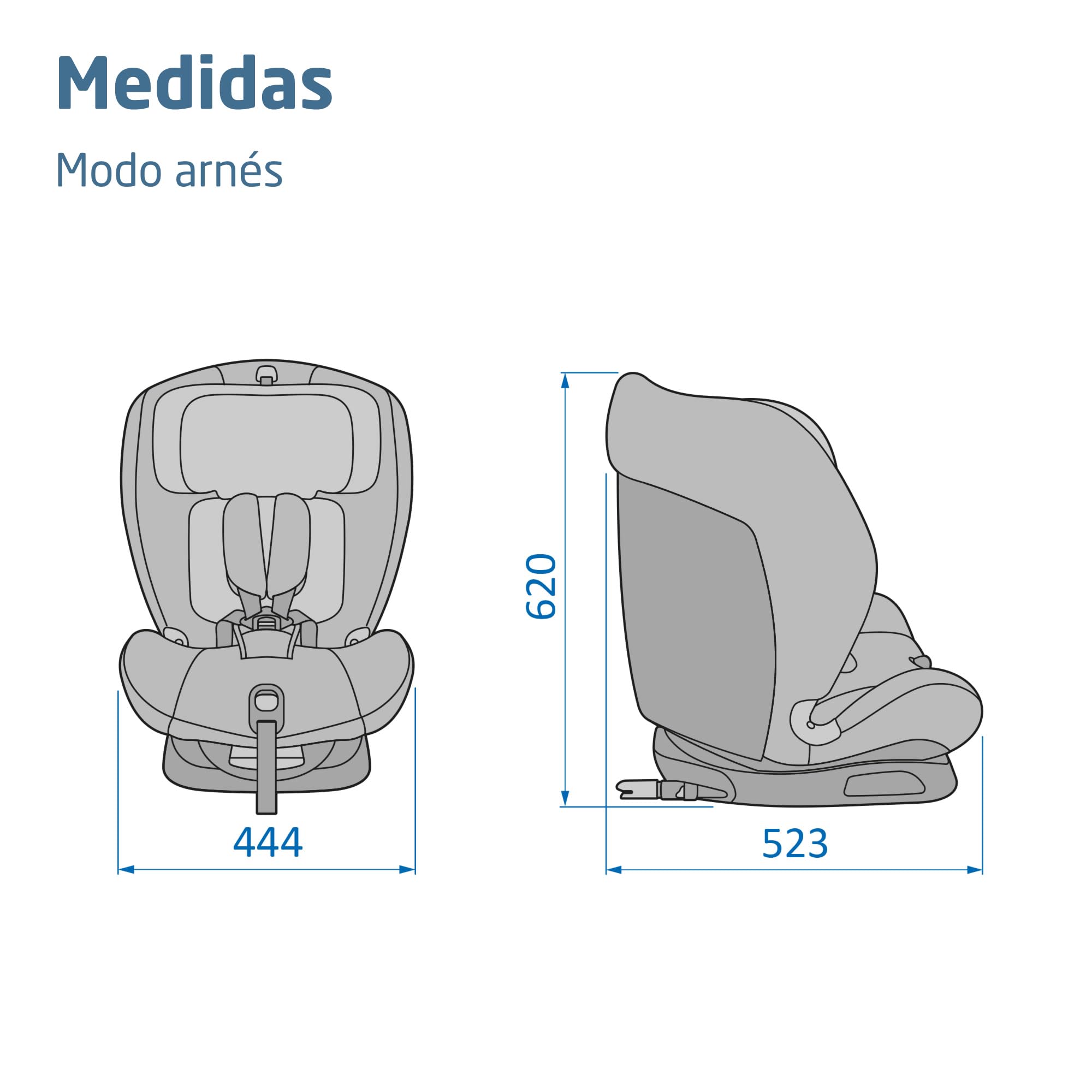 Maxi-Cosi Titan S Comfort i-Size, Tejido Transpirable, Silla de Coche Multiedad, 15 meses-12 años (76-150 cm), Silla Coche ISOFIX, 5 Posiciones Reclinado y 13 de Reposacabezas, Authentic Black