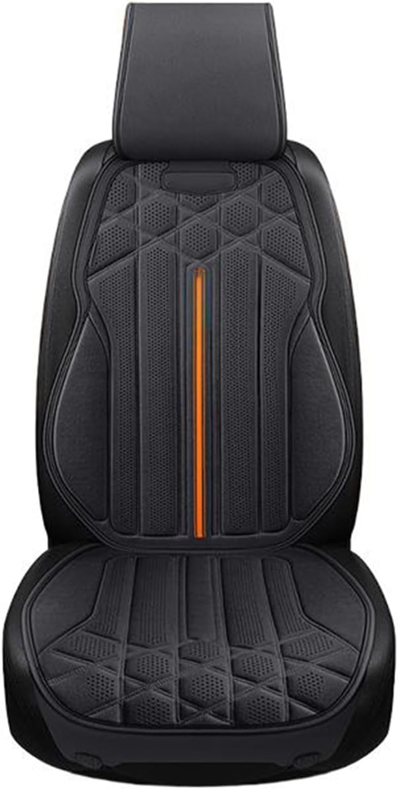 Car Seat Cushion for Toyota Prius II III IV V NHW20 ZVW30 XW50 XW60 2003-2025 2026 Car Seat Covers Seat Protector for Car Suede Stylish Automotive Seat Cushions,Black-Split-1Seats