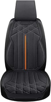 Car Seat Cushion for Volkswagen ID.7/ ID.7 Tourer 2023 2024 2025 2026 Car Seat Covers Seat Protector for Car Suede Stylish Automotive Seat Cushions,Black-Split-1Seats