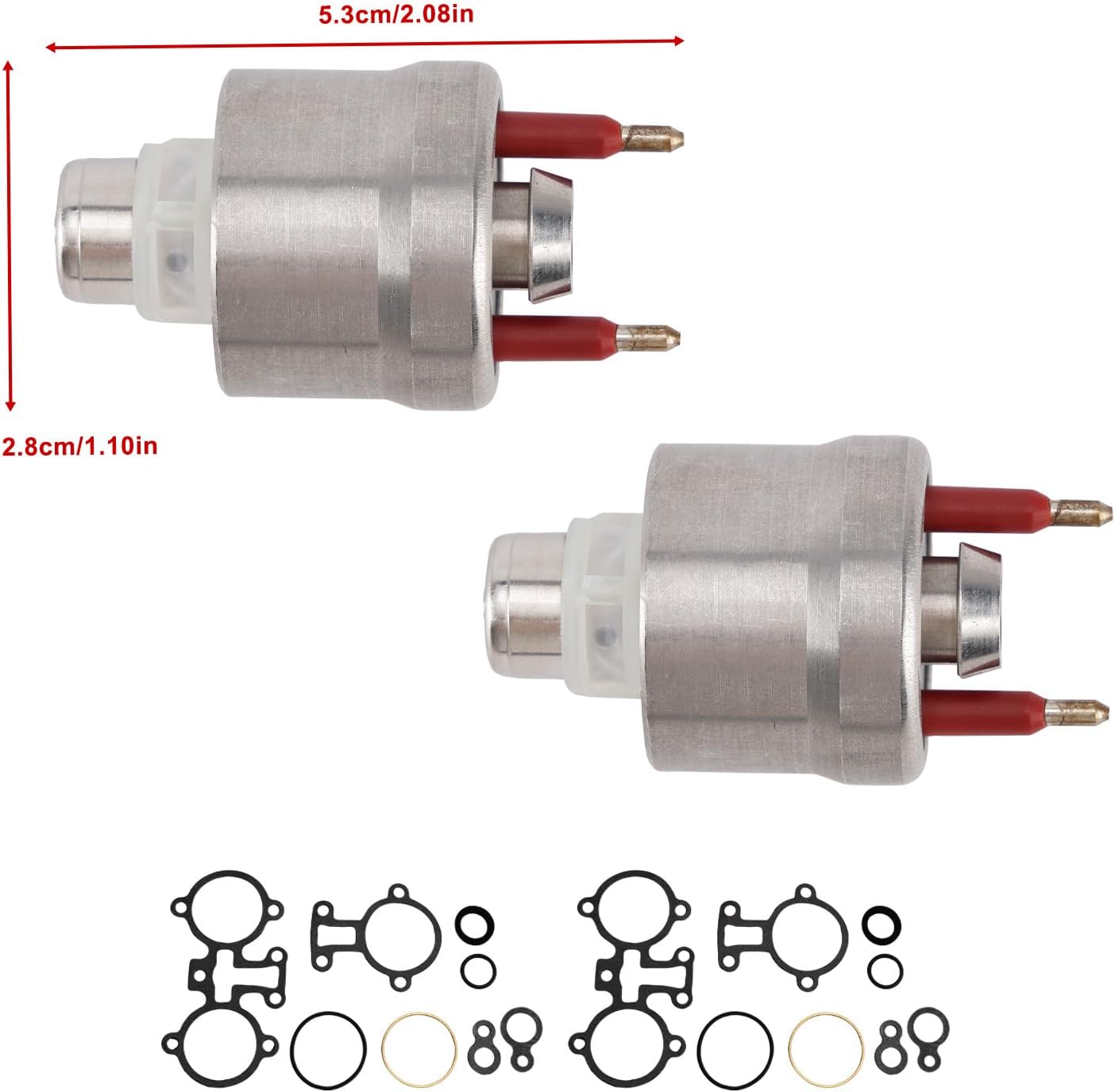 2Pcs Fuel Injectors Set Fit For Buick Commercial Roadmaster,For Cadillac Brougham Fleetwood,For Chevrolet GMC C1500 C2500 C3500 K1500 K2500 K3500,Replace# 17111864, 17112494, 19110538, 57202