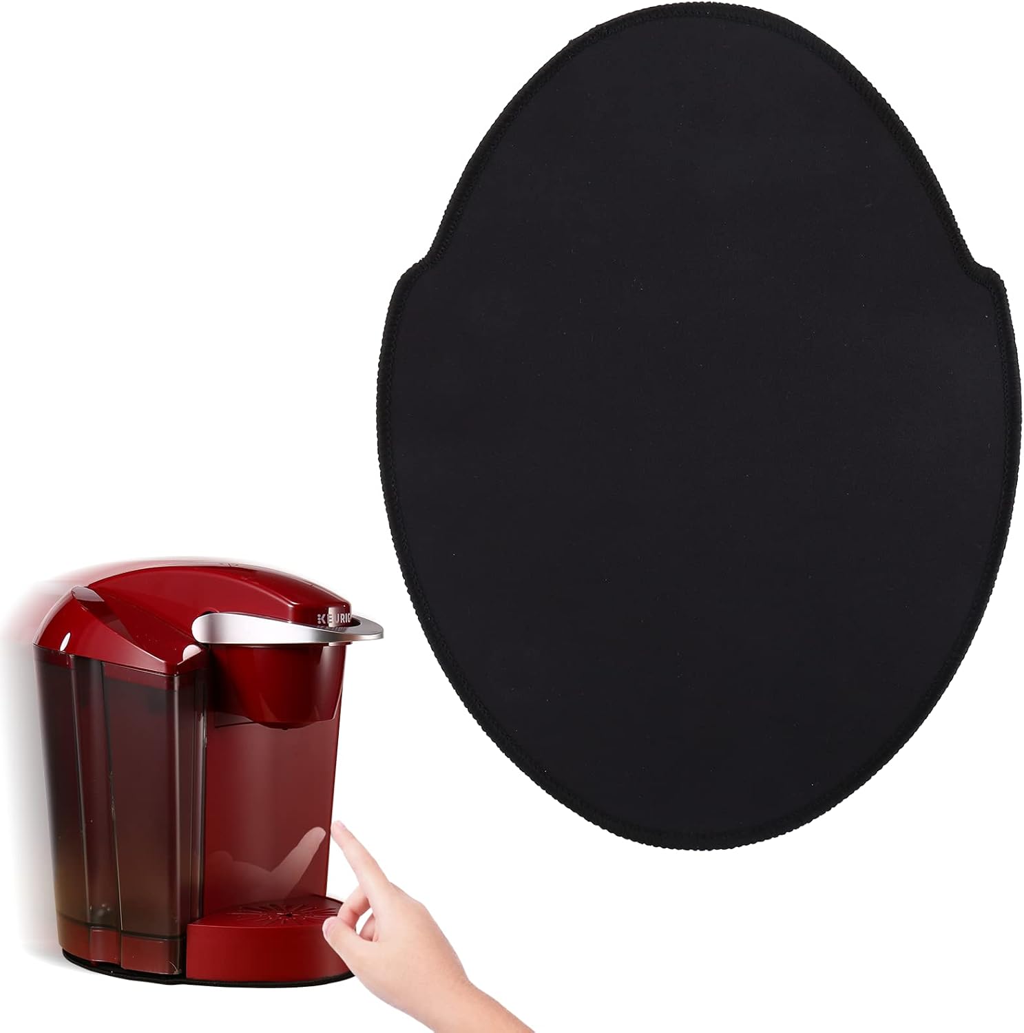Coffee Maker Mover for Keurig K-Classic Coffee Maker,Slide Mat Sliding Mats Coffee Maker Mover Mixer Slider for Keurig Single Serve K-Cup Pod Coffee Brewer (Black) Coffee Maker Mover for Keurig K-Classic Coffee Maker,Slide Mat Sliding Mats Coffee Maker Mover Mixer Slider for Keurig Single Serve K-Cup Pod Coffee Brewer (Black)