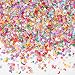 Wankko Multicolor Manicure Glitter Confetti 7.2oz/200g, Mixed Shapes Size 2-4mm For Party Decoration, DIY Crafts, Premium Nail Art Etc