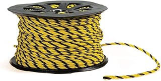 Accuform FBR600BKYL Barriers & Barricades Rope Barriers & Signs BARRICADE ROPE Color: Black/Yellow