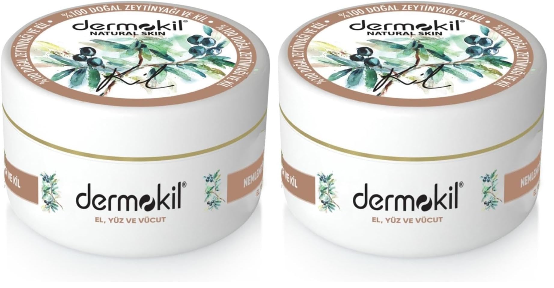 Dermokil Zeytinyağı El ve Vücut Kremi 300 ml 2li paket