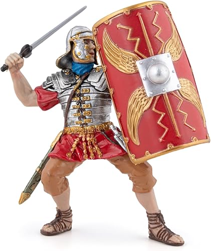 Miniatura 4 de Papo - Figura pintada a mano - Historicals - Legionario romano -39802 - Coleccionable - para niños - Adecuado para niños y niñas - a partir de 3 años