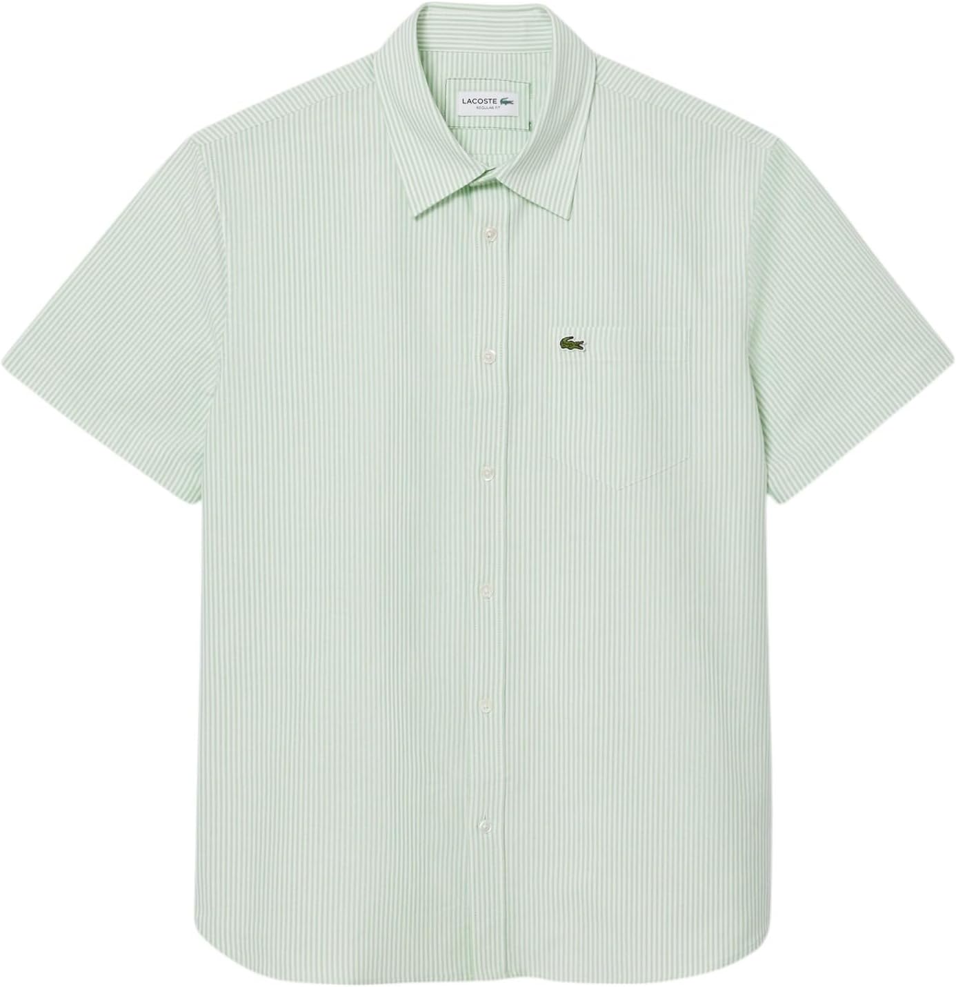 Lacoste Men's Regular Fit Short Sleeved Oxford Shirt