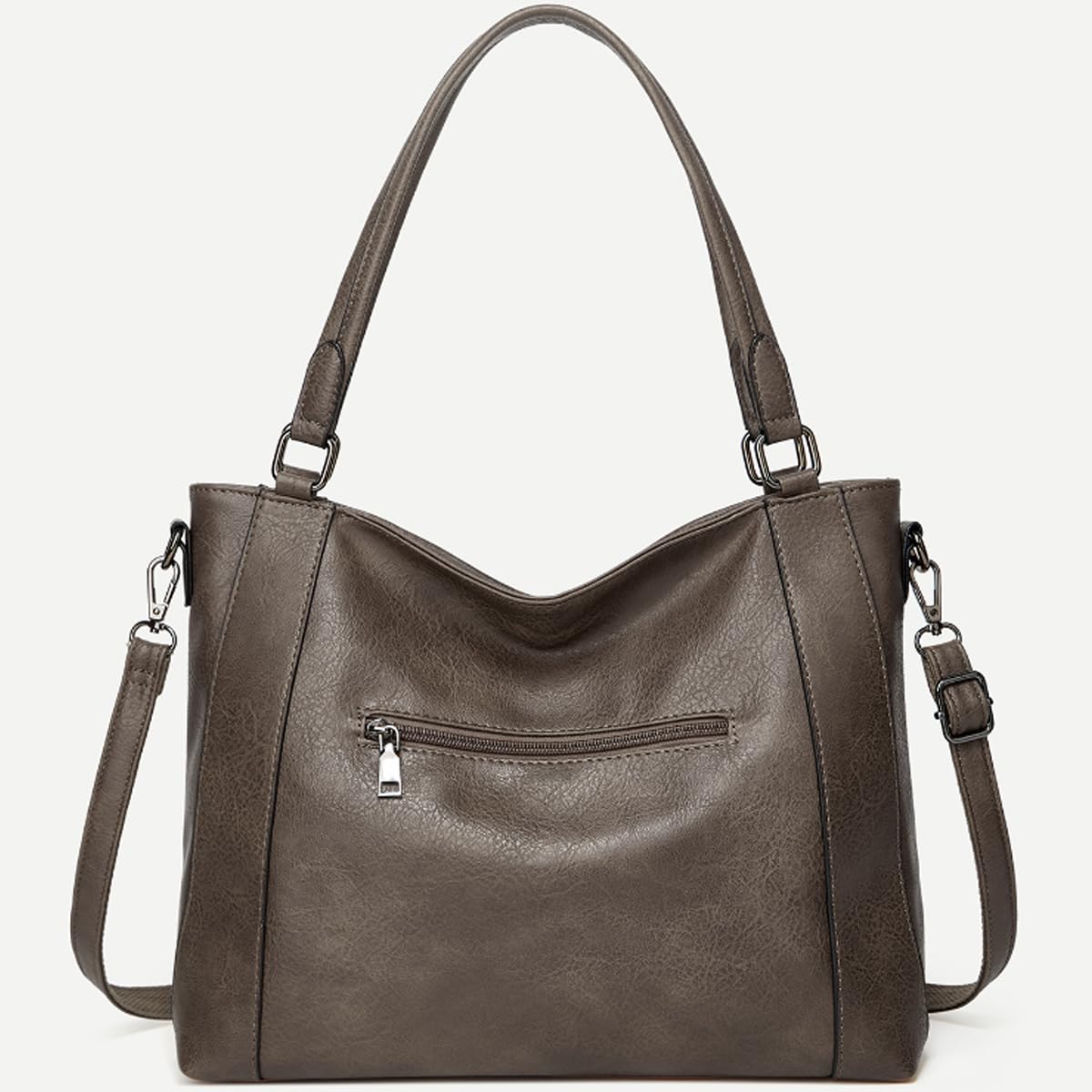 Monederos y bolsos para mujer, bolso de mano de piel sintética, bolso de hombro con asa superior, juego de 2 piezas