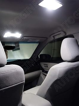 AUTOGINE 17 Piece White Interior LED Lights Kit for Toyota Avalon 2005 2006 2007 2008 2009 2010 2011 2012 Super Bright 6000K Interior LED Light Bulbs Package + Install Tool