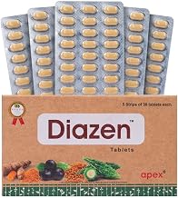 Green Milk Diazen Tablets | Ayurvedic Blood Sugar Balance Supplement | Supports Glucose & Metabolic Wellness | Helps Maintain Energy & Digestive Balance | Herbal Diabetes Care Formula | 5x30 Tablets