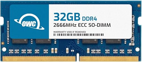 Miniatura 9 de OWC 64GB (2X32GB) DDR4 2666 PC4-21300 260-pin 1.2V ECC Unbuff SODIMM Memoria RAM compatible con QNAP TS-h973AX TVS-h474-PT-8G TVS-h874-i5-32G
