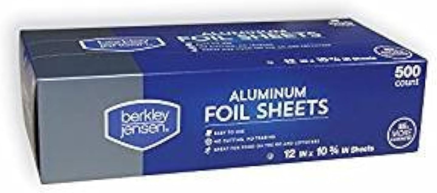 Berkley Jensen Aluminum Foil Sheets, 500 ct. 29447