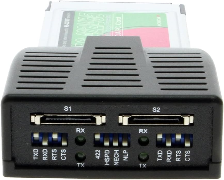 Dual Port RS-422/485 to PCMCIA with Isolation and Port Protection Features