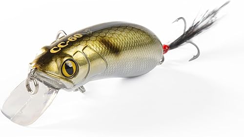 Miniatura 2 de Cebos CC60 para pesca de lubina, hundimiento lento, silencioso, ganchos BKK, crankbait, señuelos de pesca de lucio lucioperca almizclada, cebo de