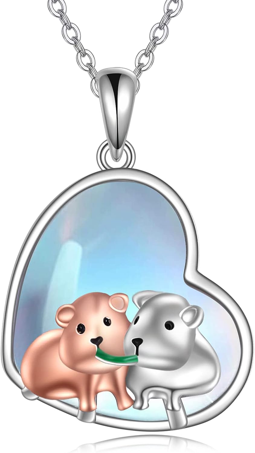 925 Argent Sterling Pierre de Lune Beau Pendentif Naissance Femme