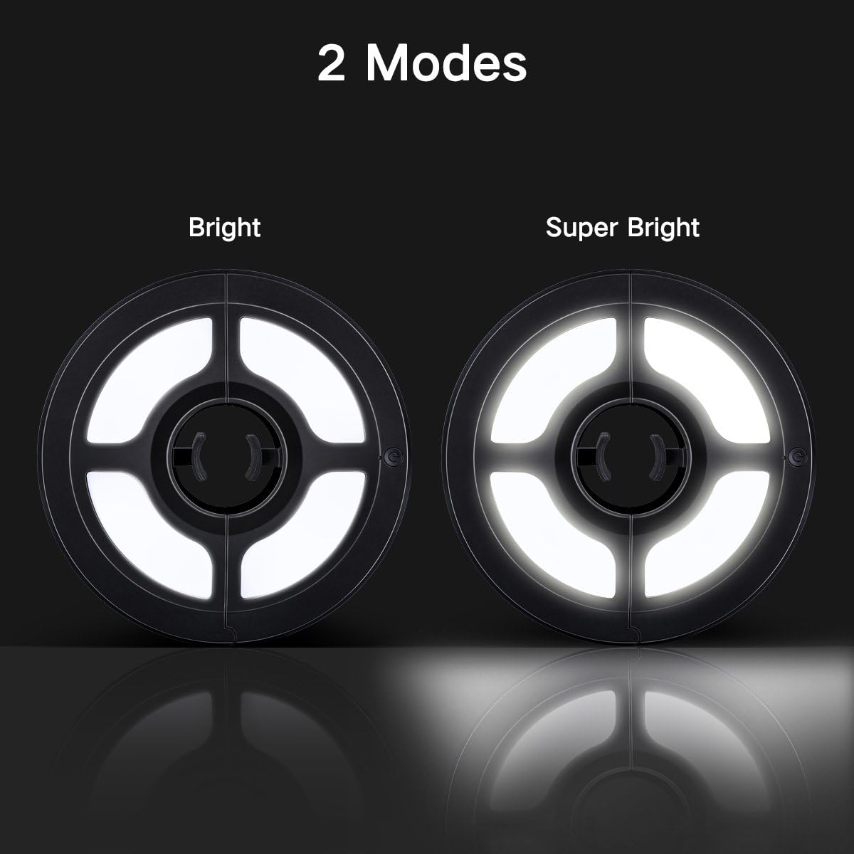 Rechargeable Umbrella Light Cordless-AA Battery Operated,Umbrella Pole Light for Patio Umbrellas,Camping Tents or Outdoor Use (Bright White, M-1.88inch)