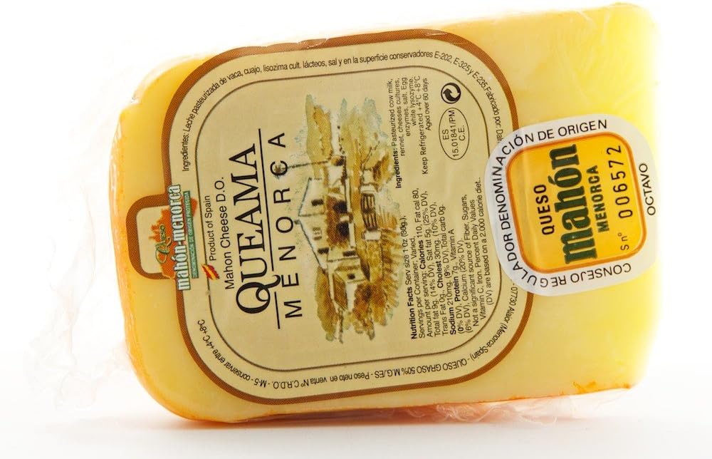 Queama Mahon Semicured Cheese 200 g Wedge