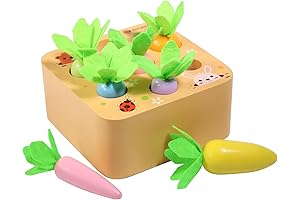 Macaroon Carrot Montessori Toys for Toddlers 1-3 Years