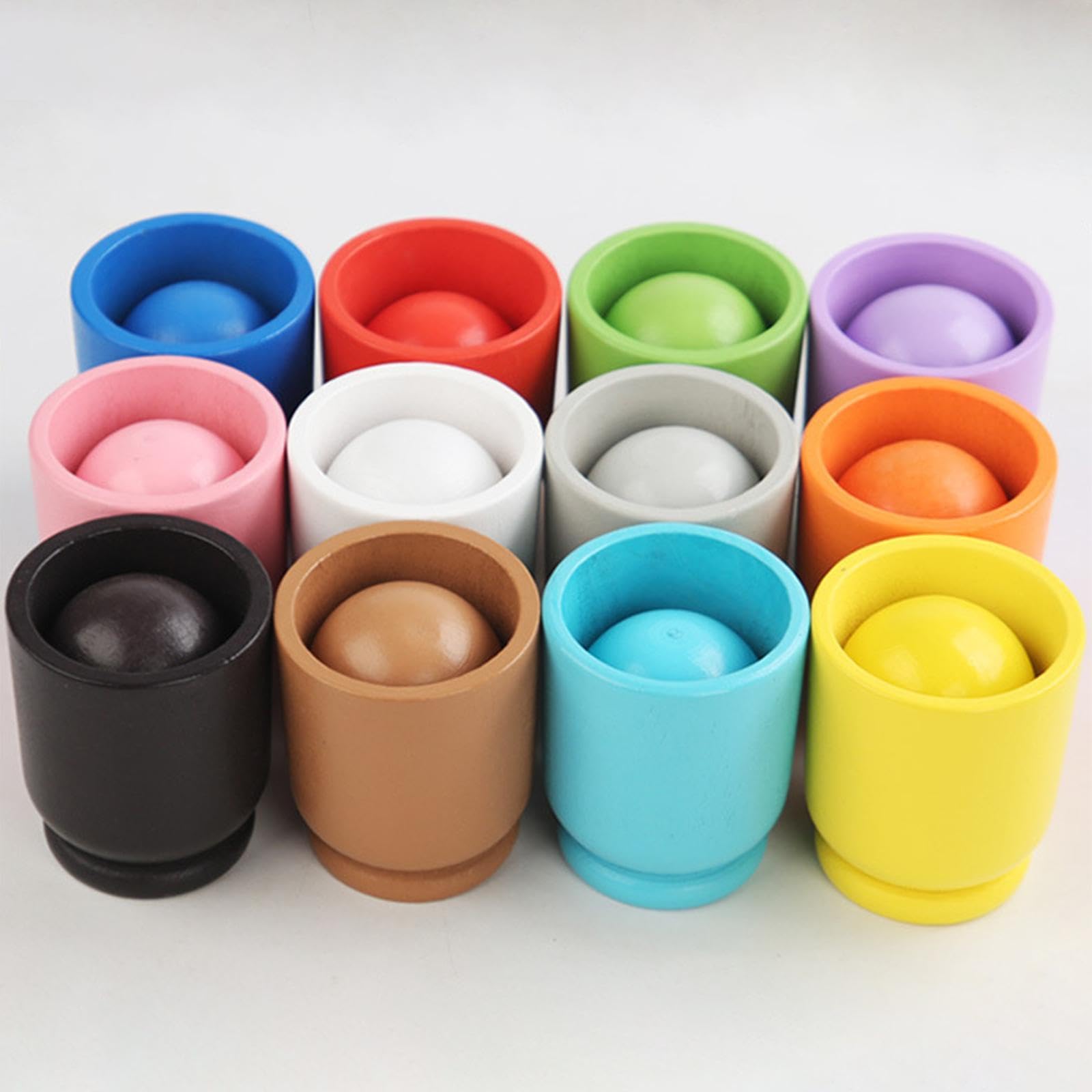 Bola Clasificadora de Colores en Vaso, Juguete para Niñas de 3 años en Adelante.