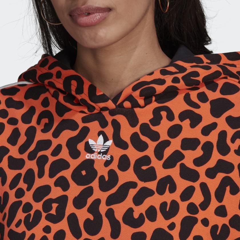 adidas Rich Mnisi Hoodie Women's, Orange, Size S - Image 6