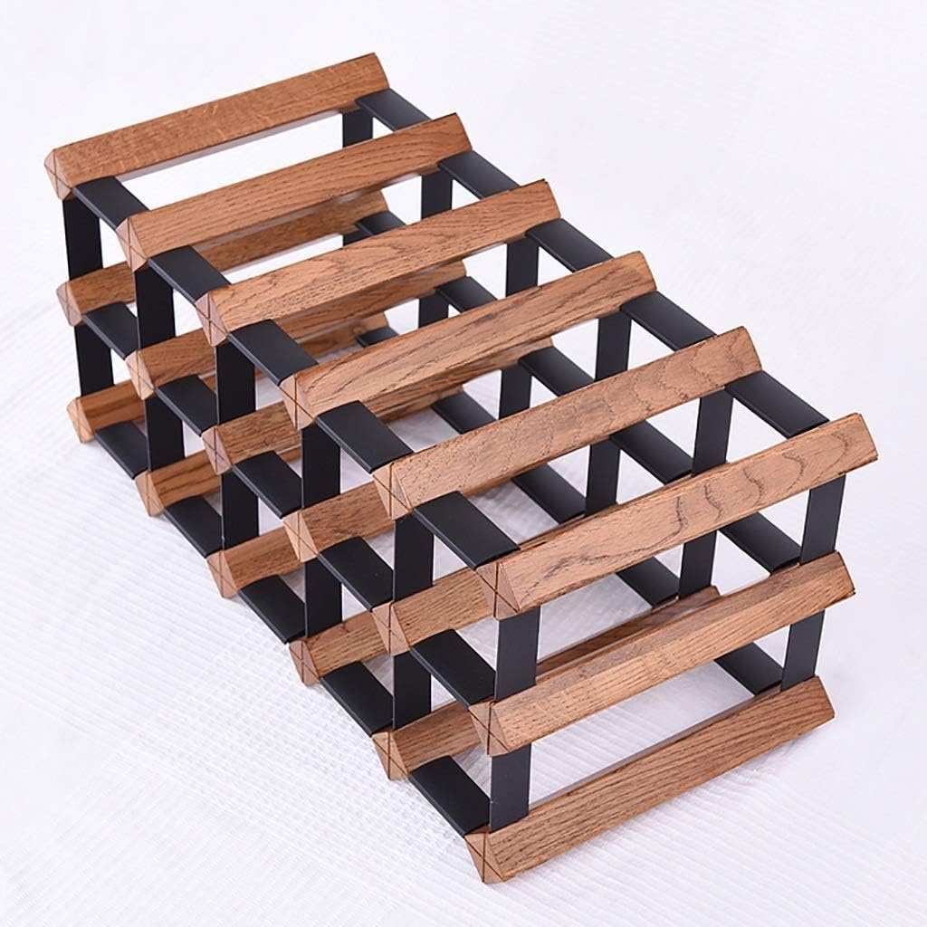 Wine Rack 15 Bottles Wine Show Wine Storage Rack Cube Cabinets Wine Rack Wine Display Stand Storage Shelf Suspension Solid Wood Grape Wine Cellar Wine Cellar Bar C