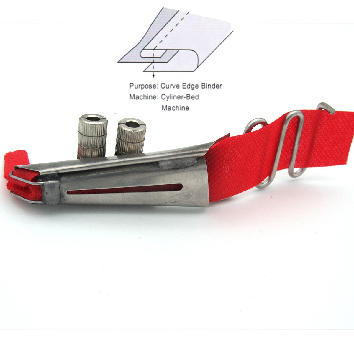 Generic KUNPENG - 1PCS #KP-139 TOP Double Fold Binder fit for PFAFF 335 Durkopp Adler 69, 269 Cylinder Machines (Tape Size:28mm)