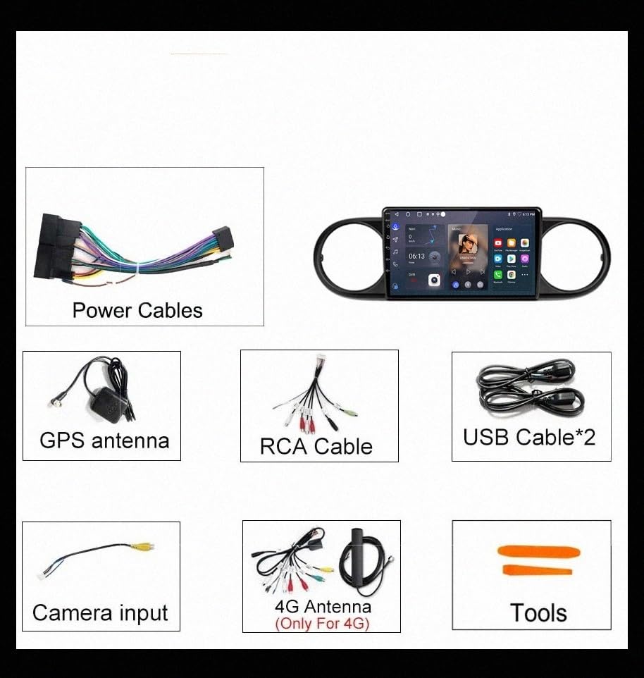 Radio de coche 2 DIN con Android Auto para Toyota GT 86 2012-2016 7