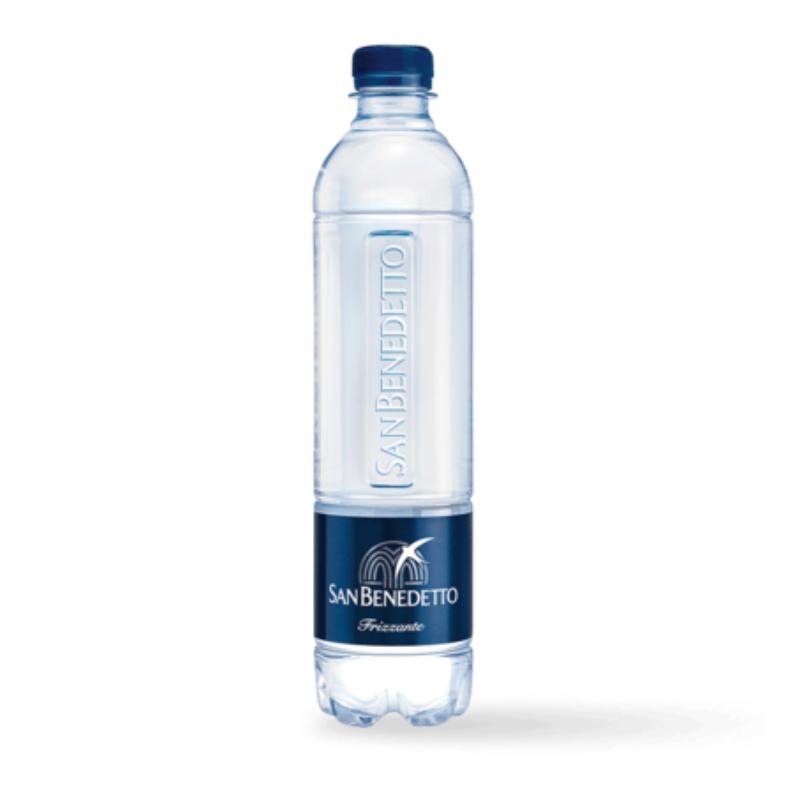 Acqua San Benedetto Mini Tower Frizzante 50cl x 24 | Acqua Minerale Frizzante Mini Tower Icon Fonte Benedicta | Confezione da 24 Bottiglie di PET da 500ml