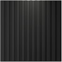 Vista 11 de Art3d Panel de pared de listones, panel texturizado acanalado 3D 12-Azulejos 19.7 x 19.7 pulgadas. - Nogal