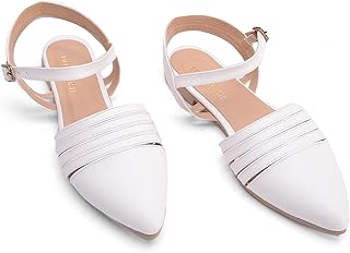 صندل مسطح من الجلد بخطوط SF-54