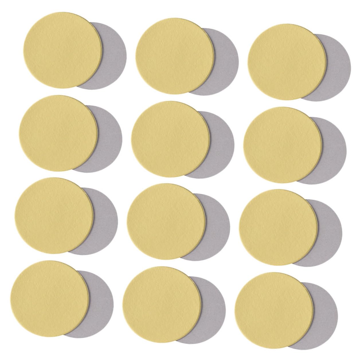 Ciieeo 12 pcs Round Paper Cake Drums Thick for Multi Tiered Cakes Smooth Surface Convenient Baking Supplies for Celebrations