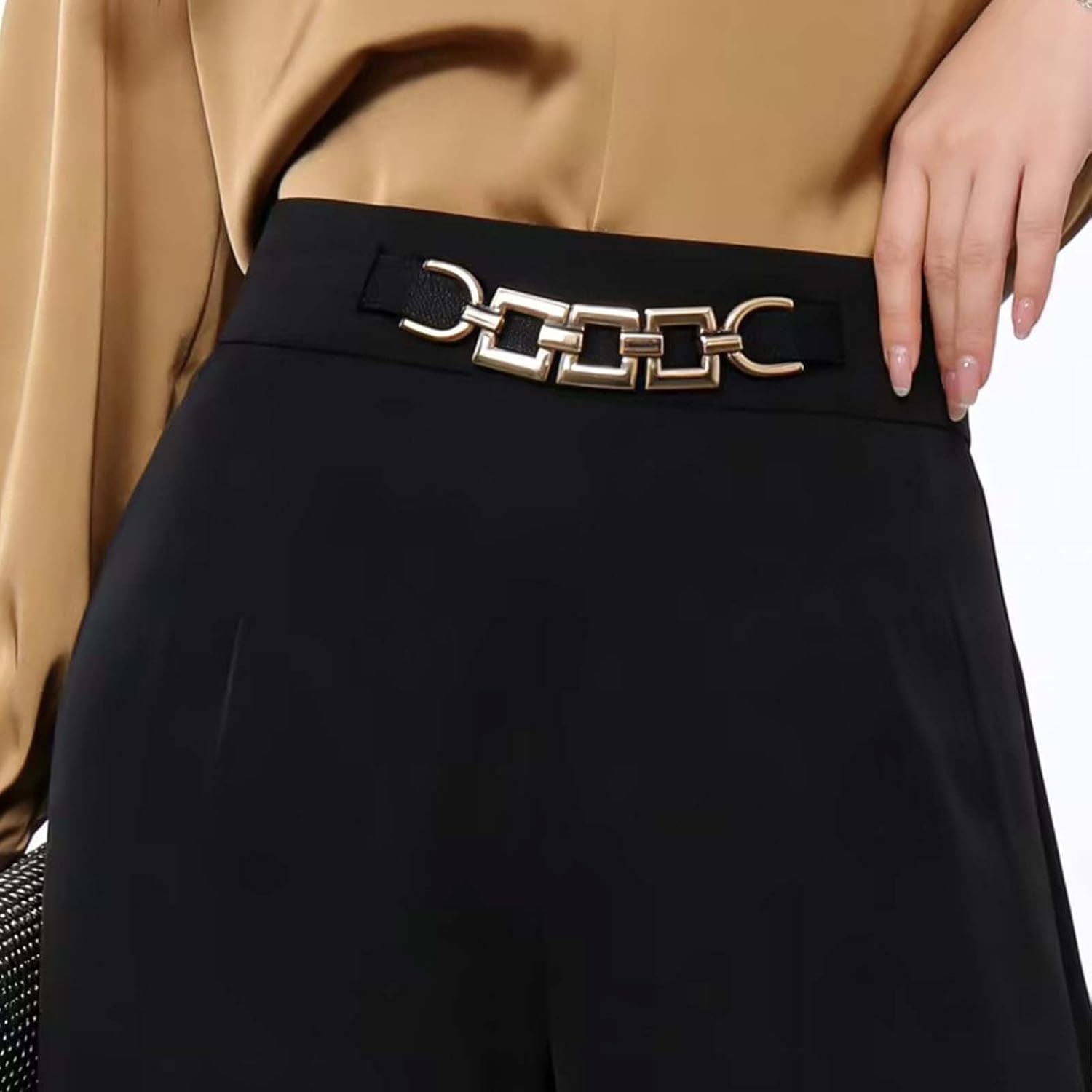 HGps8w High Waisted Dress Pants for Women Straight Leg Belted Stretchy Business Casual Work Office Trousers with Pockets