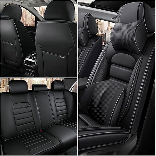 Miniatura 2 de Fundas de asiento de automóvil de lujo para Jeep Grand Cherokee L 2021-2023, funda de asiento de piel sintética impermeable, suave, transpirable,