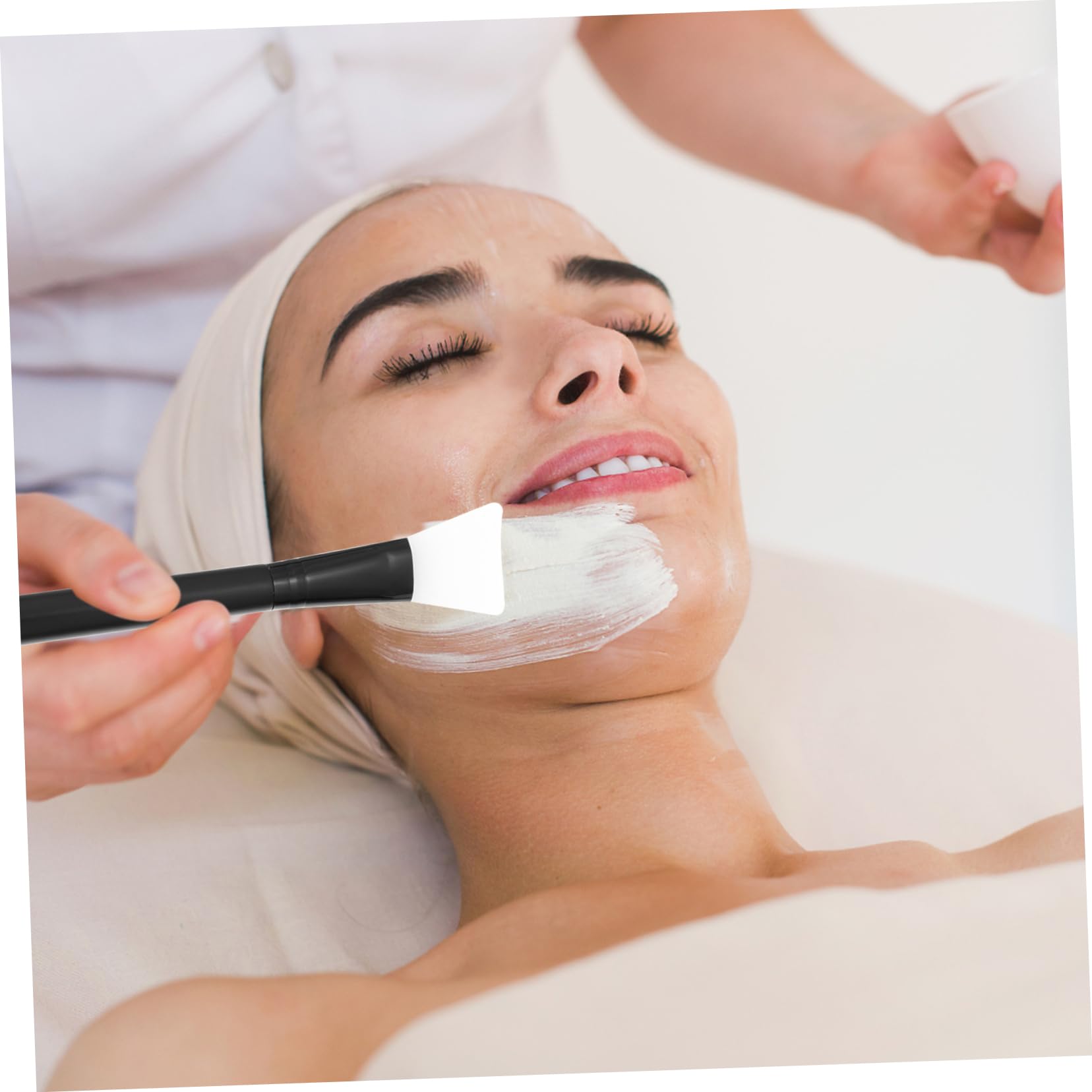 Housoutil 24pezzi Pennelli Silicone Per Maschera Viso Strumento Per Applicazione Di Maschere e Trattamenti Con Resistenza Alle Alte Temperature e Facile Pulizia Per La Della e Make-up