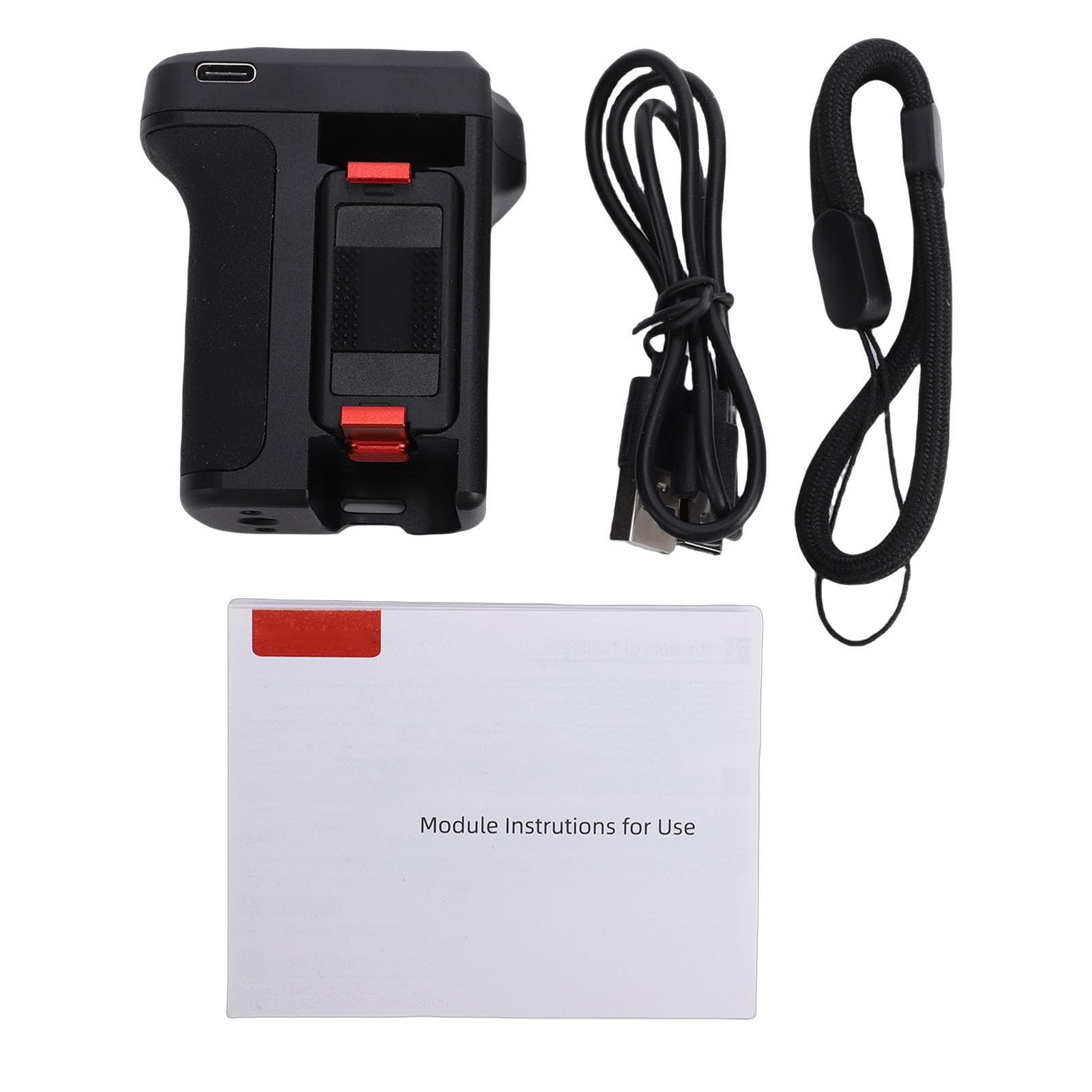 Zunate Empuñadura para Cámara de Acción, Zapata Fría con Bluetooth de Liberación Rápida para Fotografía Callejera, Aleación de Aluminio con Rosca 1/4