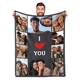 Ships Next Day&comma; Custom Photo Blanket I Love You Girlfriend Boyfriend Gifts&comma; Personalized Blankets Couples Gifts Christmas Blankets Women Gifts