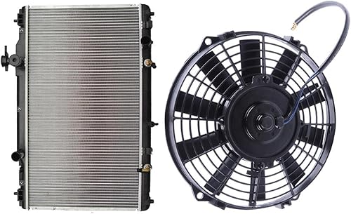 Miniatura 3 de SCITOO Ventilador de refrigeración de 8 pulgadas + radiador 2436 apto para Toyota para Camry 2002-2006
