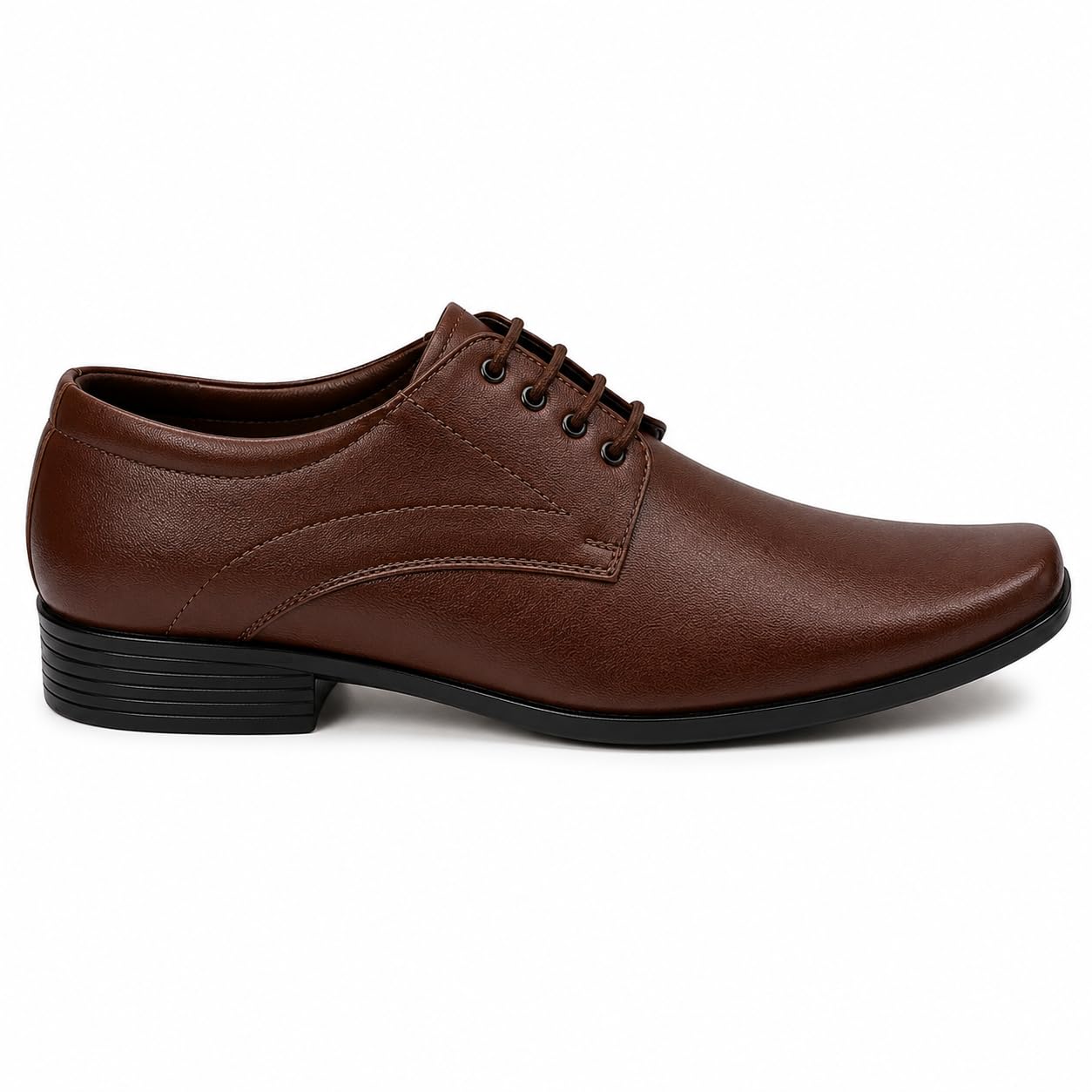 moxo Men’s Brown Formal Lace Up Shoes | Premium Synthetic Leather Office & Business Dress Shoes for Men | Comfortable, Lightweight & Stylish Formal Footwear-picture-33