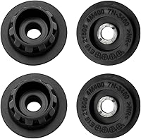 4PCS Rubber Car Radiator Mount Bushings - OEM 21507-4M400 21506-4M400 Replacement, Heat-Resistant Support for Most Vehicles (Black)